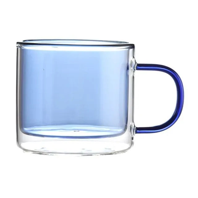 Double Wall Heat-Resistant Glass Tea Cup