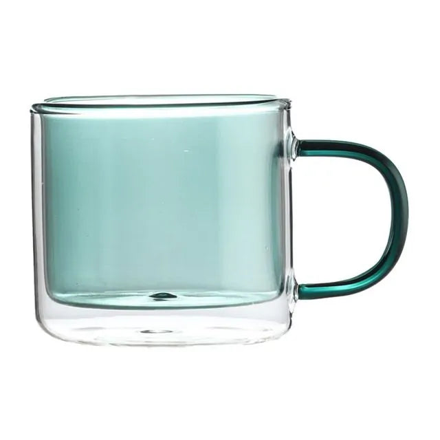 Double Wall Heat-Resistant Glass Tea Cup