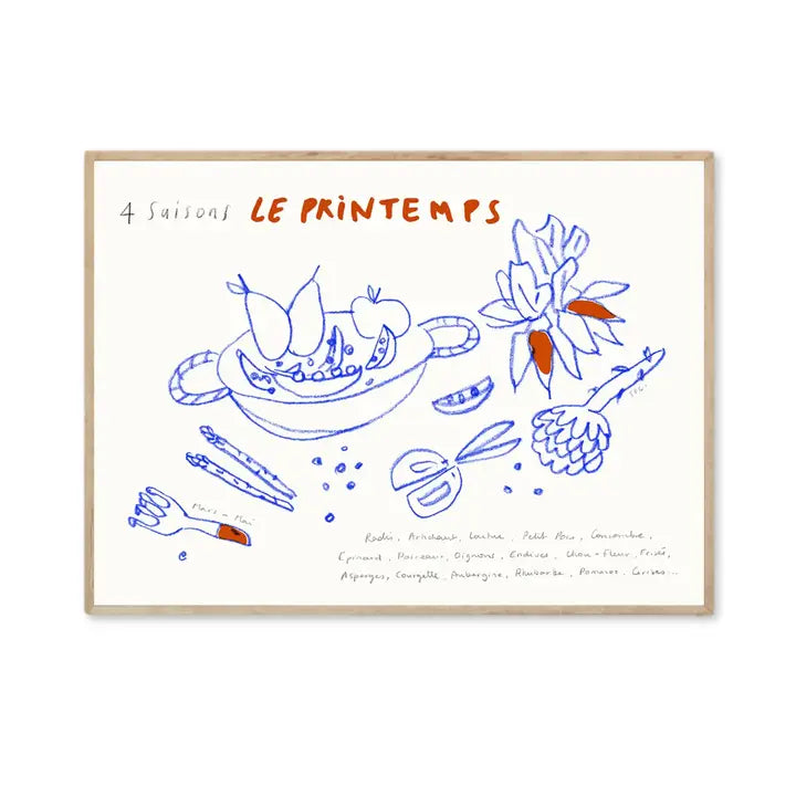 Le Printemps Art Print by Another Art Project