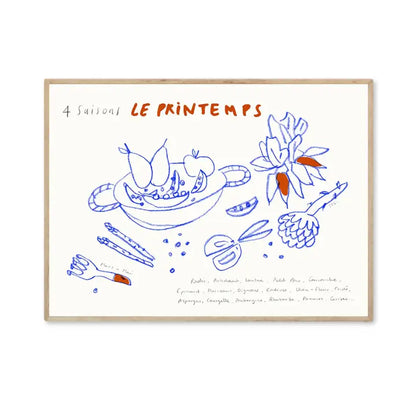 Le Printemps Art Print by Another Art Project