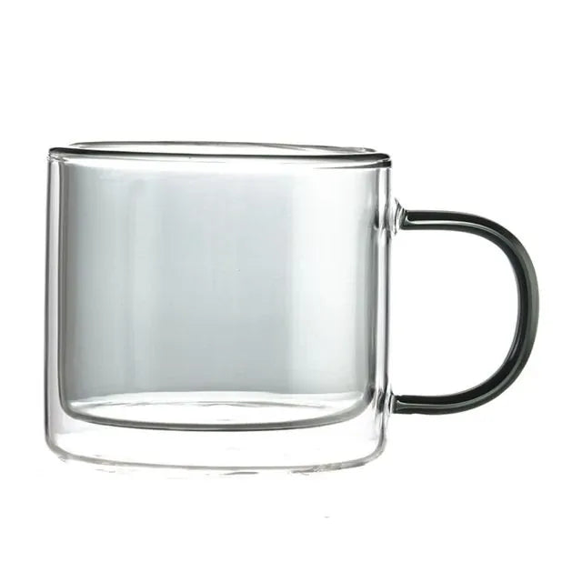 Double Wall Heat-Resistant Glass Tea Cup