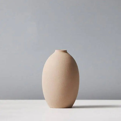 Nordic Minimalist Ceramic Vase Collection