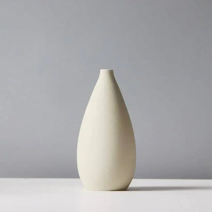 Nordic Minimalist Ceramic Vase Collection